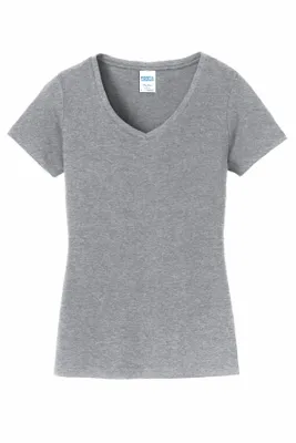 Port & Company Women's Fan Favorite V-Neck Tee. LPC450V - Stealth Promo Co
