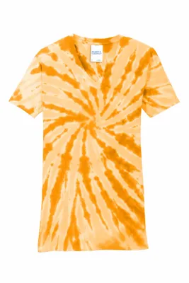 Port & Company Women's Tie-Dye V-Neck Tee. LPC147V - Stealth Promo Co