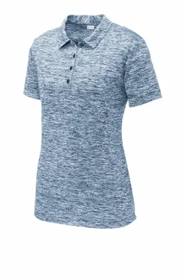 Sport-Tek Women's PosiCharge Electric Heather Polo. LST590 - Stealth Promo Co