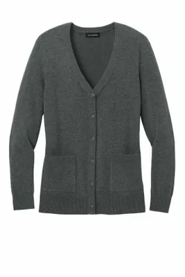 Port Authority Women's Easy Care Button-Up Cardigan Sweater LSW4150 - Stealth Promo Co