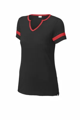 Sport-Tek Women's Halftime Notch Neck Tee LST6041 - Stealth Promo Co