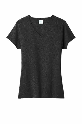 Port & Company Women's Tri-Blend V-Neck Tee. LPC330V - Stealth Promo Co