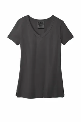 Port & Company Women's Beach Wash Garment-Dyed V-Neck Tee LPC099V - Stealth Promo Co