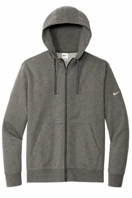 Nike Club Fleece Sleeve Swoosh Full-Zip Hoodie NKDR1513 - Stealth Promo Co