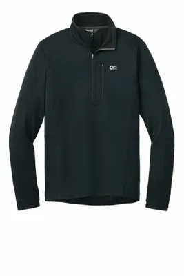 LIMITED EDITION Outdoor Research Tech Grid 1/4-Zip Fleece OR322267 - Stealth Promo Co