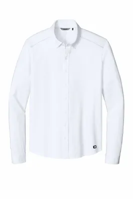 OGIO Code Stretch Long Sleeve Button-Up. OG145 - Stealth Promo Co