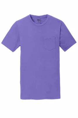 Port & Company Beach Wash Garment-Dyed Pocket Tee. PC099P - Stealth Promo Co