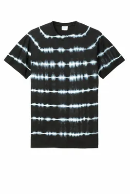 Port & Company Allover Stripe Tie-Dye Tee PC142 - Stealth Promo Co
