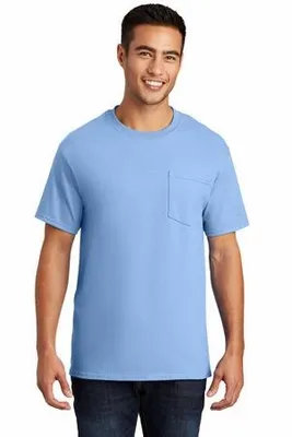Port & Company Essential Pocket Tee. PC61P - Stealth Promo Co