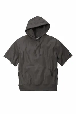 Champion Reverse Weave Short Sleeve Hooded Sweatshirt S101SS - Stealth Promo Co