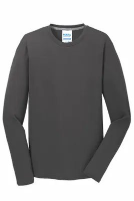 Port & Company Long Sleeve Performance Blend Tee. PC381LS - Stealth Promo Co