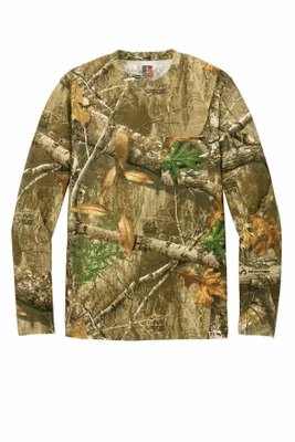 Russell Outdoors Realtree Long Sleeve Pocket Tee RU100LSP - Stealth Promo Co