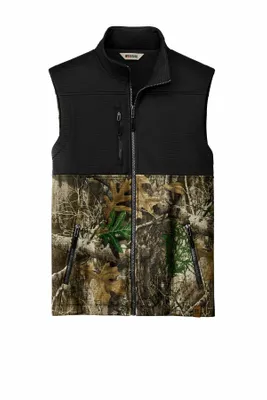 Russell Outdoors Realtree Atlas Colorblock Soft Shell Vest RU604 - Stealth Promo Co