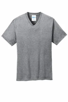 Port & Company Core Cotton V-Neck Tee. PC54V - Stealth Promo Co