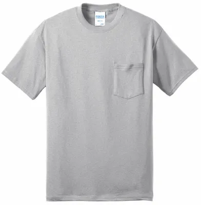 Port & Company - Core Blend Pocket Tee. PC55P - Stealth Promo Co