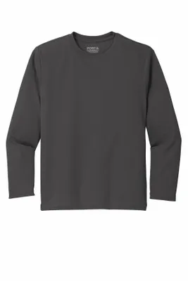 Port & Company Youth Long Sleeve Performance Tee PC380YLS - Stealth Promo Co