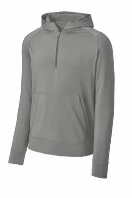Sport-Tek Sport-Wick Stretch 1/2-Zip Hoodie ST856 - Stealth Promo Co