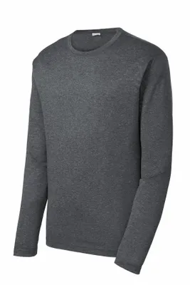 Sport-Tek Long Sleeve Heather Contender Tee. ST360LS - Stealth Promo Co