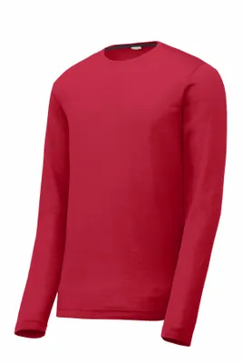 Sport-Tek Long Sleeve PosiCharge Competitor Cotton Touch Tee. ST450LS - Stealth Promo Co