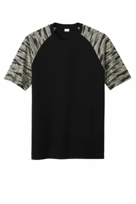 Sport-Tek Drift Camo Colorblock Tee ST376 - Stealth Promo Co