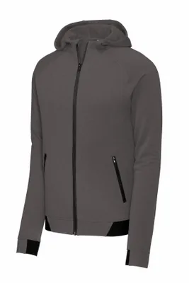 Sport-Tek PosiCharge Strive Hooded Full-Zip ST570 - Stealth Promo Co