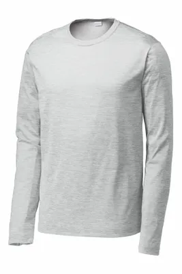 Sport-Tek PosiCharge Long Sleeve Electric Heather Tee. ST390LS - Stealth Promo Co