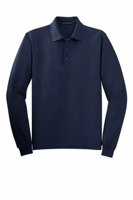 Port Authority Tall Silk Touch Long Sleeve Polo. TLK500LS - Stealth Promo Co