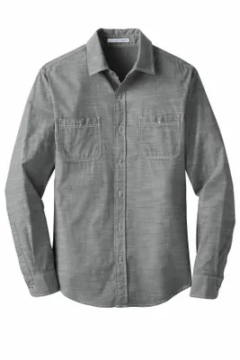 Port Authority Slub Chambray Shirt. W380 - Stealth Promo Co