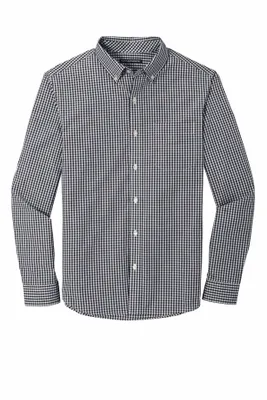 Port Authority Broadcloth Gingham Easy Care Shirt W644 - Stealth Promo Co