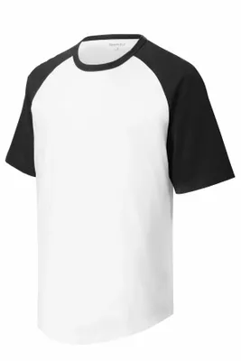 Sport-Tek Short Sleeve Colorblock Raglan Jersey. T201 - Stealth Promo Co