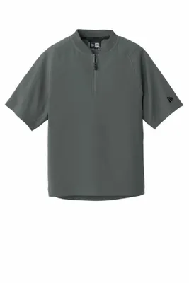 New Era Youth Cage Short Sleeve 1/4-Zip Jacket. YNEA600 - Stealth Promo Co