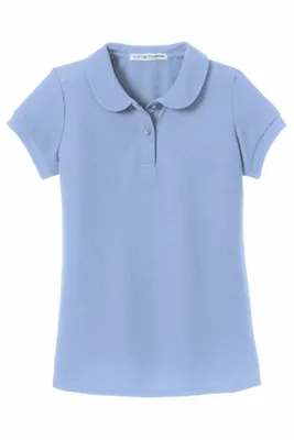 Port Authority Girls Silk Touch Peter Pan Collar Polo. YG503 - Stealth Promo Co