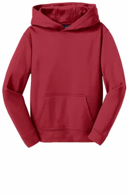 Sport-Tek Youth Sport-Wick Fleece Hooded Pullover. YST244 - Stealth Promo Co