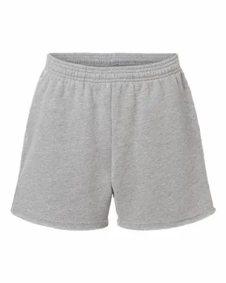 Women's Cutoff Fleece Shorts - Stealth Promo Co