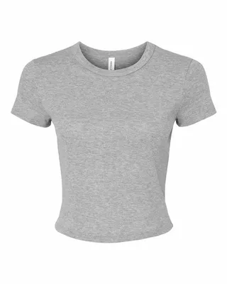 Women's Micro Rib Baby Tee - Stealth Promo Co