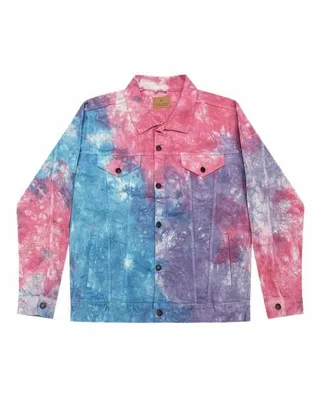 Tie-Dyed Denim Jacket - Stealth Promo Co