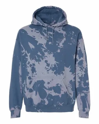 Essential Fleece Bleach Wash Hooded Sweatshirt - Stealth Promo Co