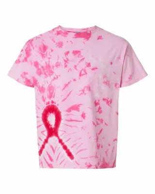 Awareness Ribbon Tie-Dyed T-Shirt - Stealth Promo Co