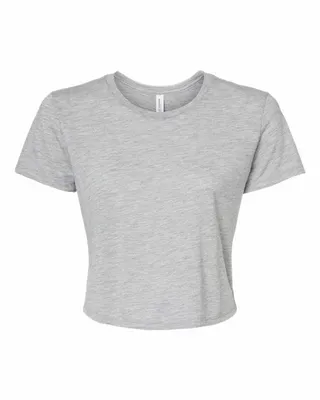 Bella + Canvas Ladies' Flowy Cropped T-Shirt - Stealth Promo Co