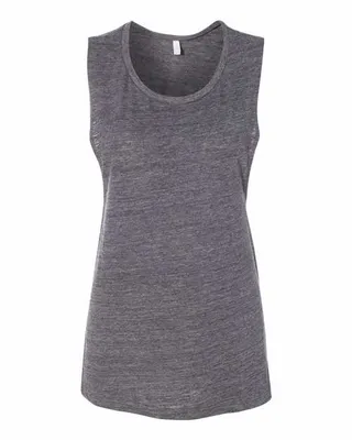 Bella + Canvas Ladies' Flowy Scoop Muscle Tank - Stealth Promo Co