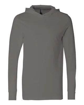Bella + Canvas Unisex Jersey Long-Sleeve Hoodie - Stealth Promo Co