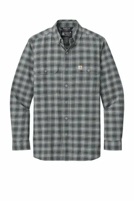 Carhartt Rugged Flex Plaid Long Sleeve Shirt CT107109 - Stealth Promo Co