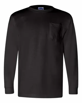 Unisex USA Made Long-Sleeve Pocket T-Shirt - Stealth Promo Co