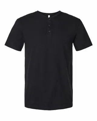 Unisex CVC Henley T-Shirt - Stealth Promo Co