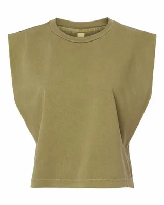 Ladies' Garment Dyed Muscle Tank - Stealth Promo Co