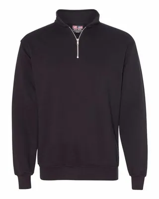 Bayside Unisex 9.5 oz., 80/20 Quarter-Zip Pullover Sweatshirt - Stealth Promo Co