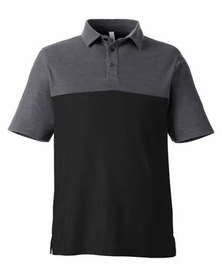 CORE365 Men's Fusion ChromaSoft Colorblock Polo - Stealth Promo Co