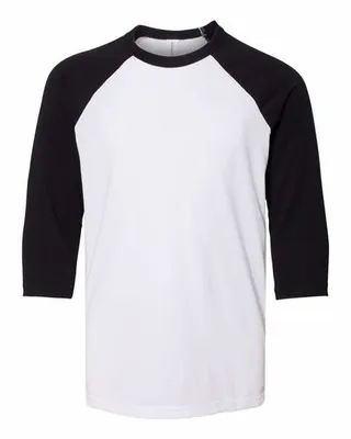 Youth Three-Quarter Sleeve Baseball T-Shirt - Stealth Promo Co
