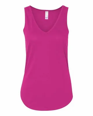 Bella + Canvas Ladies' Flowy V-Neck Tank - Stealth Promo Co