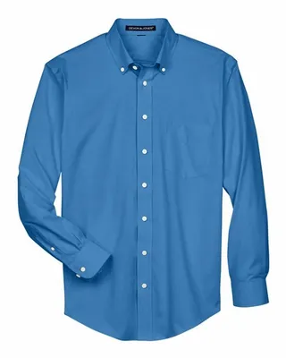 Devon & Jones Men's Crown Woven Collection Solid Oxford - Stealth Promo Co